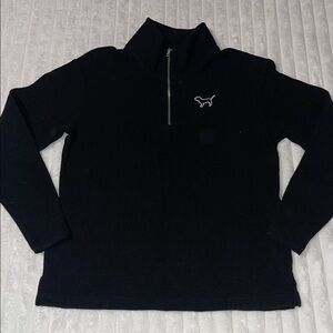 PINK VS Fleece Quarter Zip Pullover | Size XS